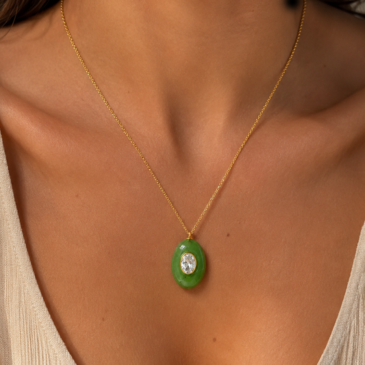Titanium Gold Plated Necklace