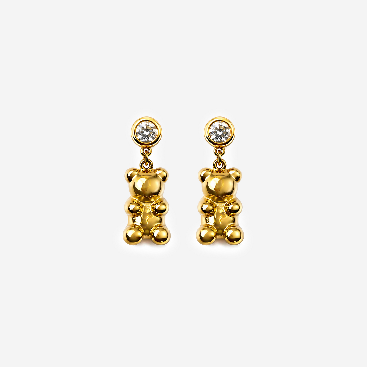 Gold-plated Titanium Earrings