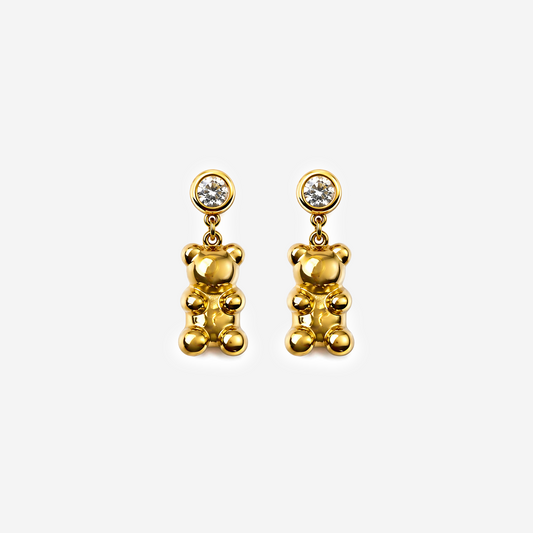 Gold-plated Titanium Earrings