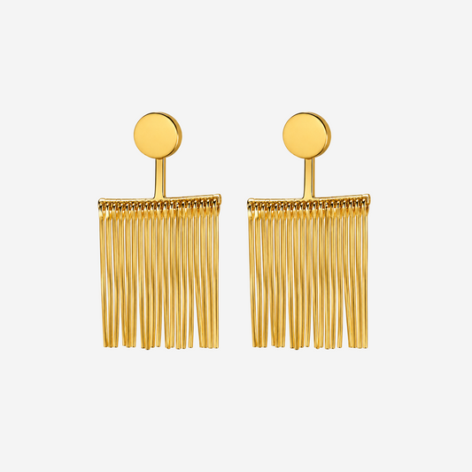 Gold-plated Titanium Earrings