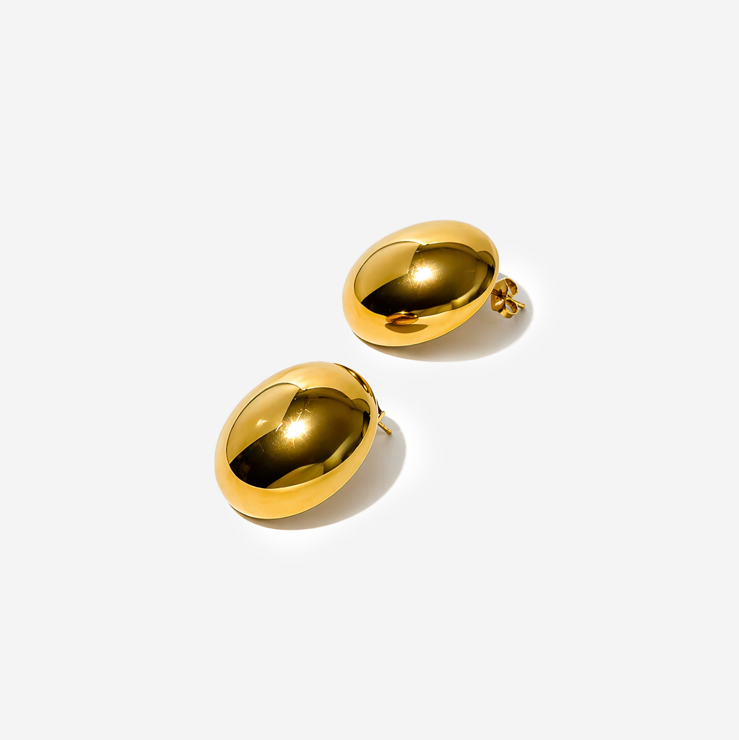 Gold-plated Titanium Earrings