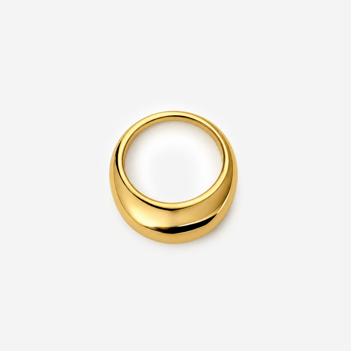 Gold-plated Titanium Ring