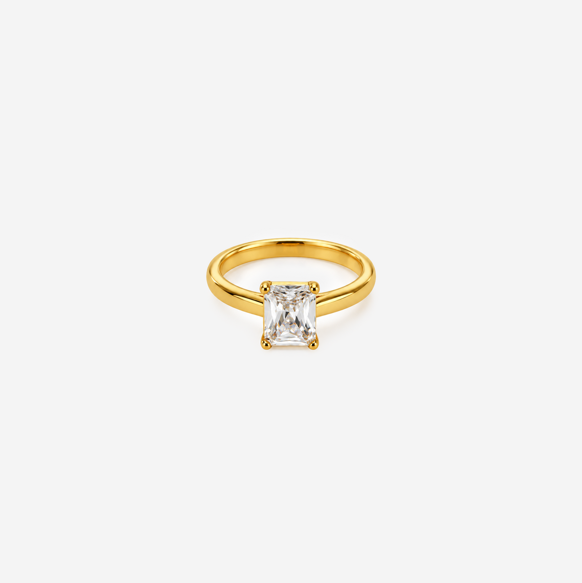 Clara Solitaire Ring - Halo
