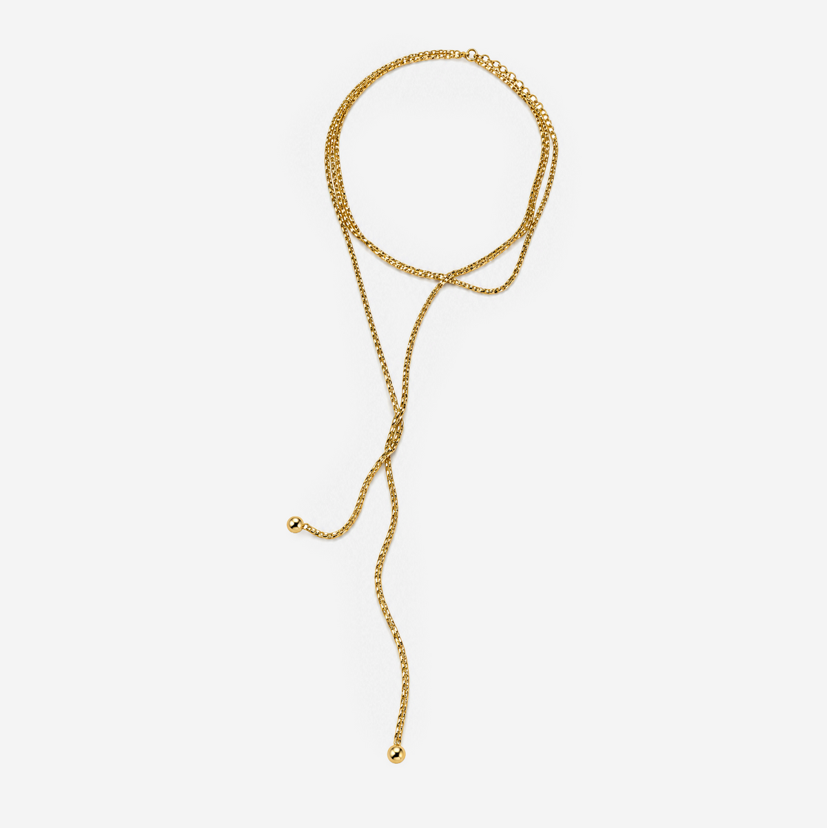 Titanium Gold Plated Necklace