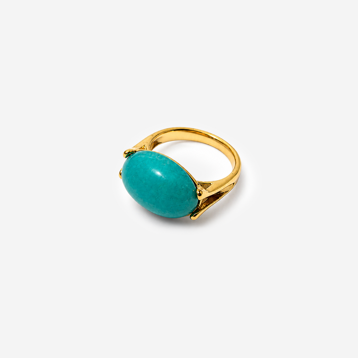Titanium Gold Plated Ring