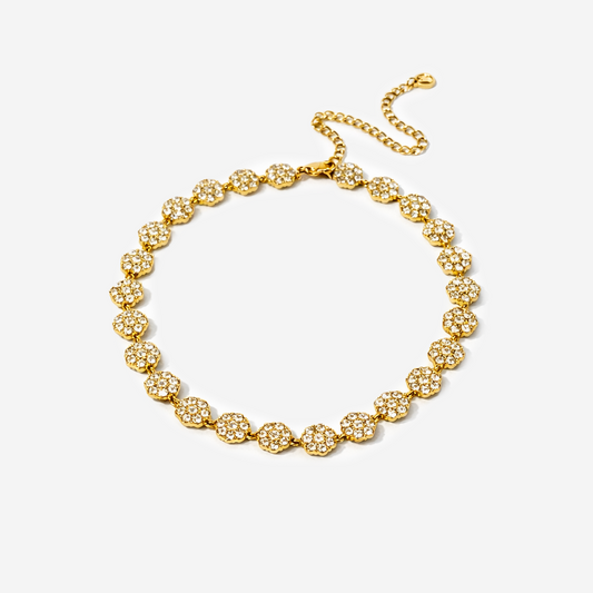 ტიტანის მოოქროვილი ყელსაბამი იტალიური კოლექციიდან