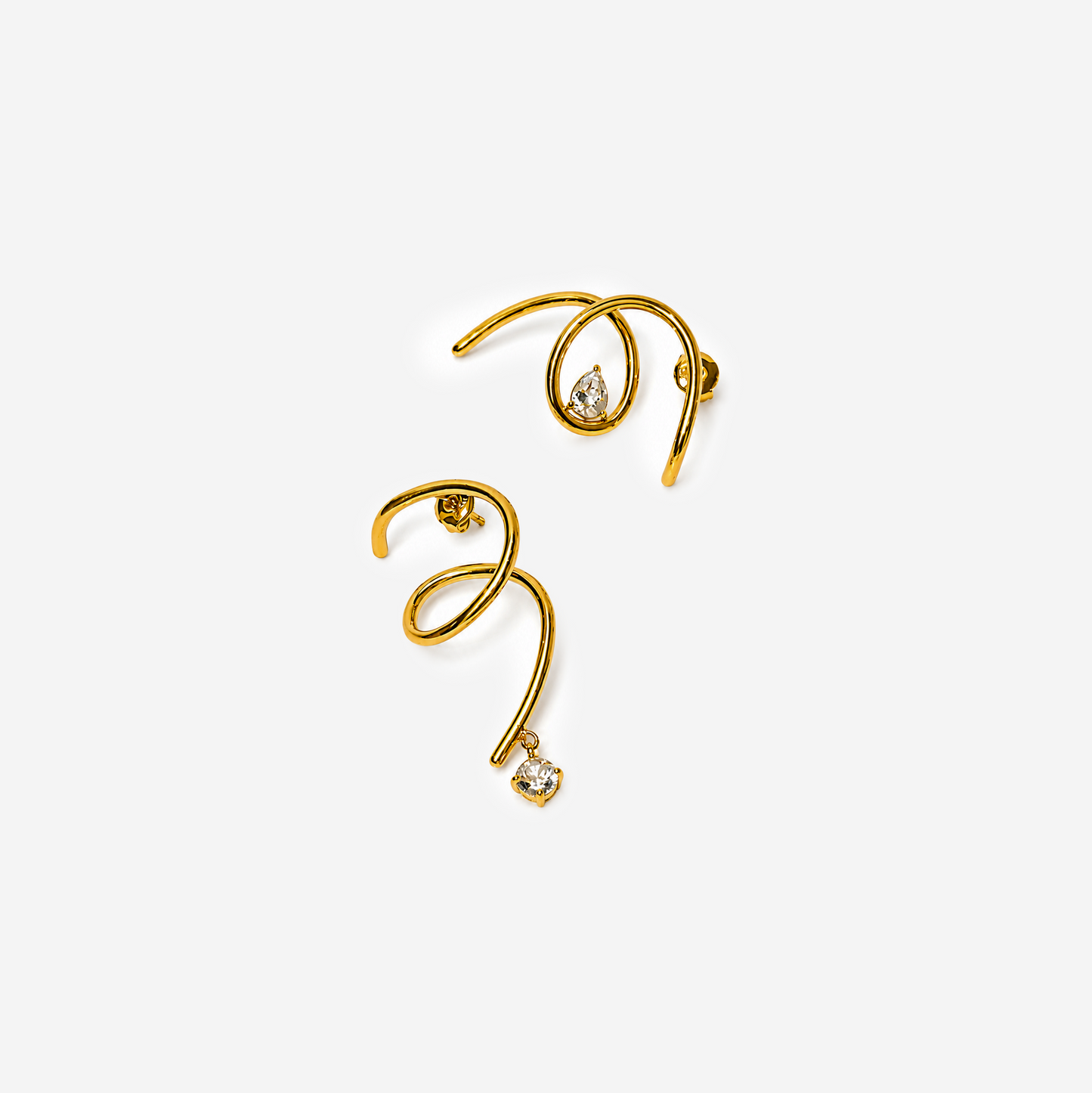 Gold-plated Titanium Earrings
