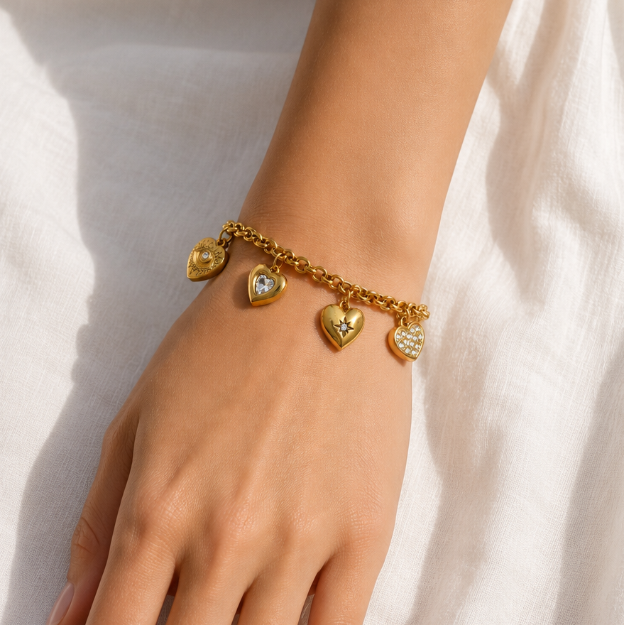 Gold-plated Titanium Bracelet
