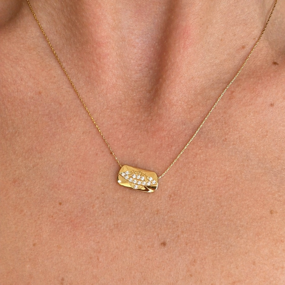 Gold-plated Titanium Necklace