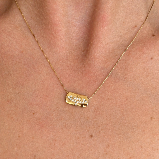 Gold-plated Titanium Necklace