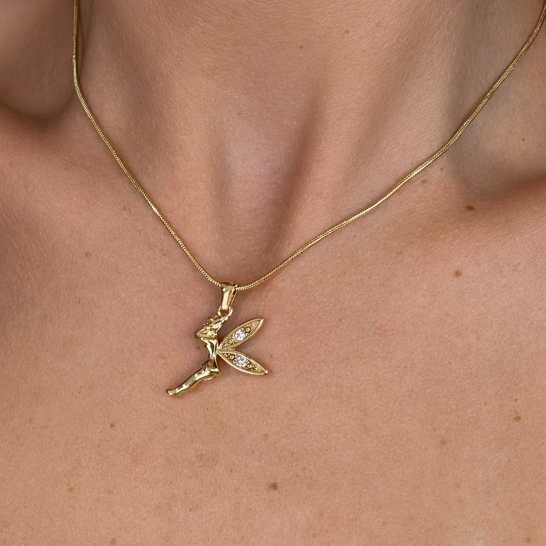 Gold-plated Titanium Necklace