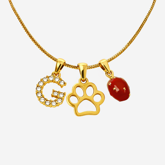 Gold-plated Titanium Charm