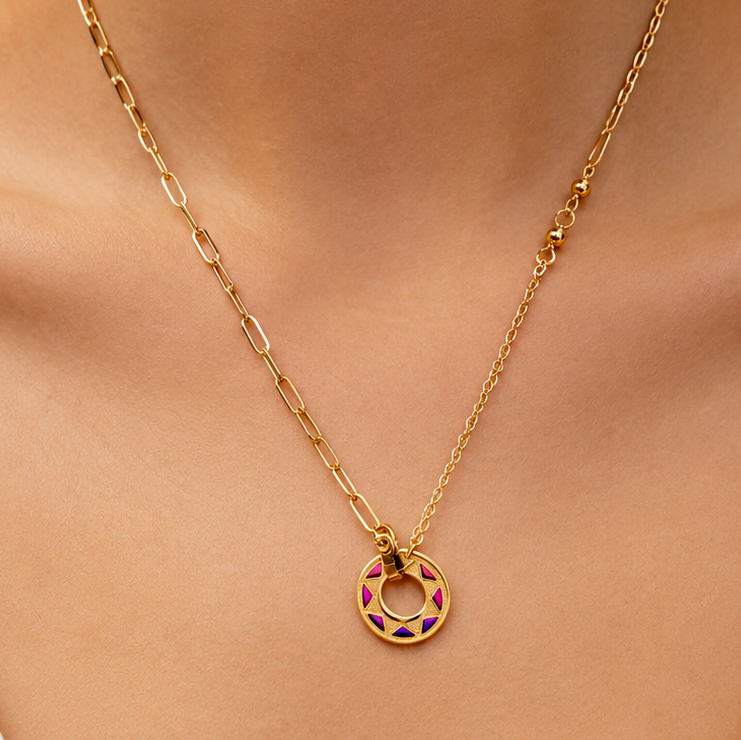 Gold-plated Titanium Necklace