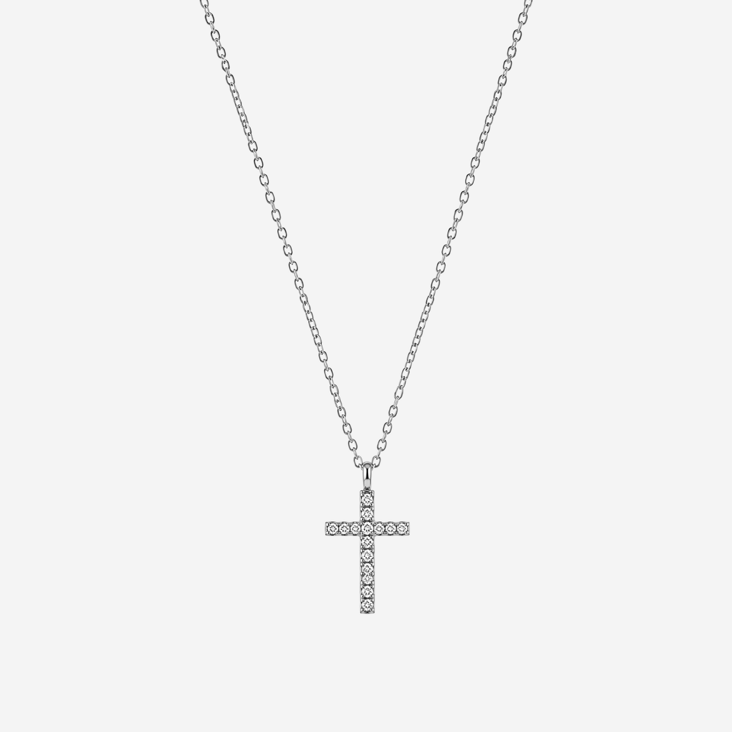 Gold-plated Titanium Cross Necklace