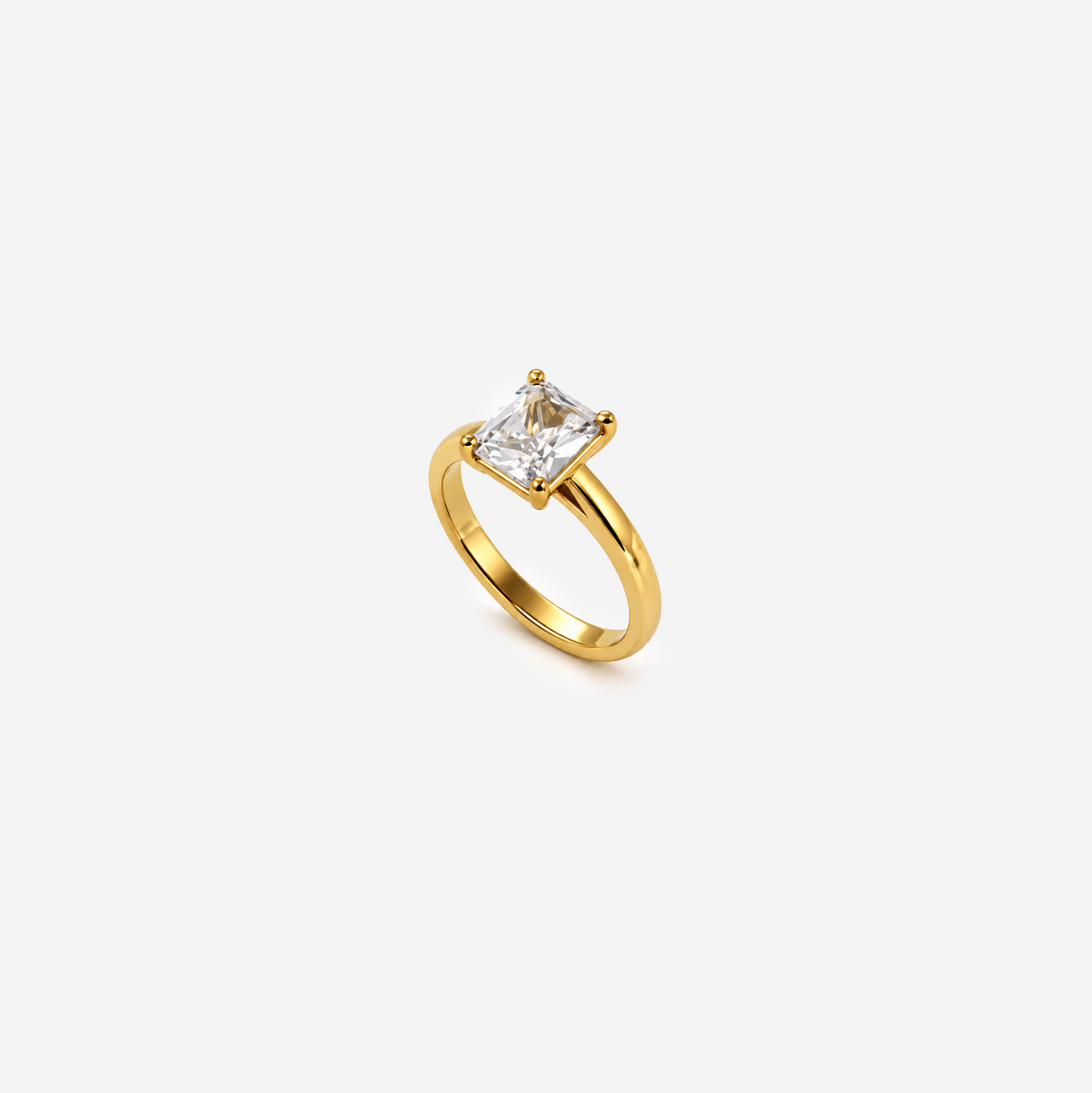 Clara Solitaire Ring - Halo