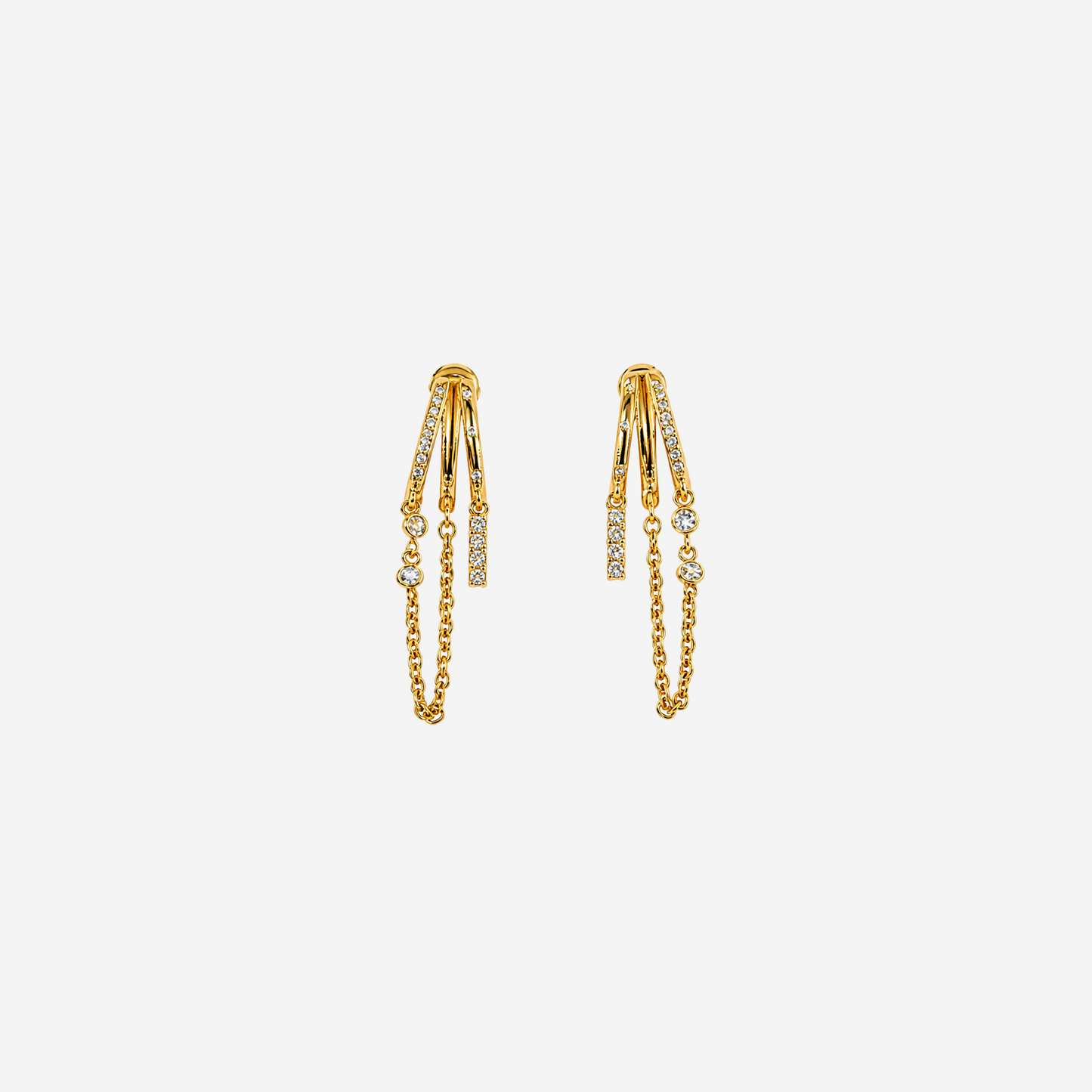 Gold-plated Titanium Earrings