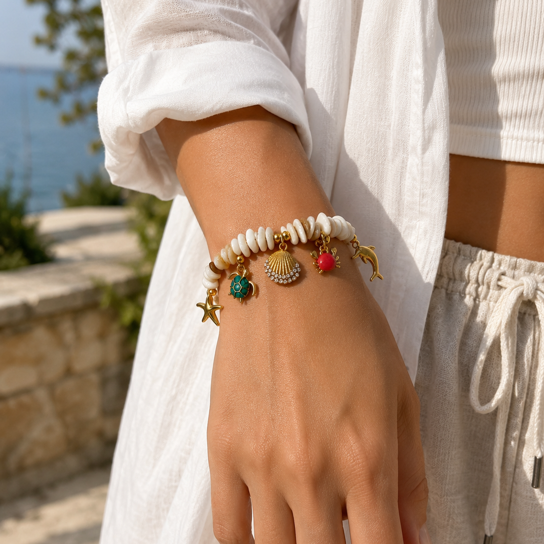 Titanium Gold Plated Bracelet