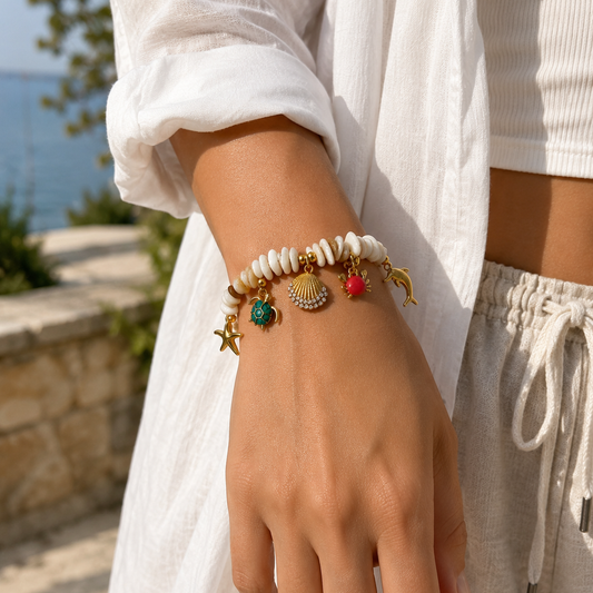 Titanium Gold Plated Bracelet