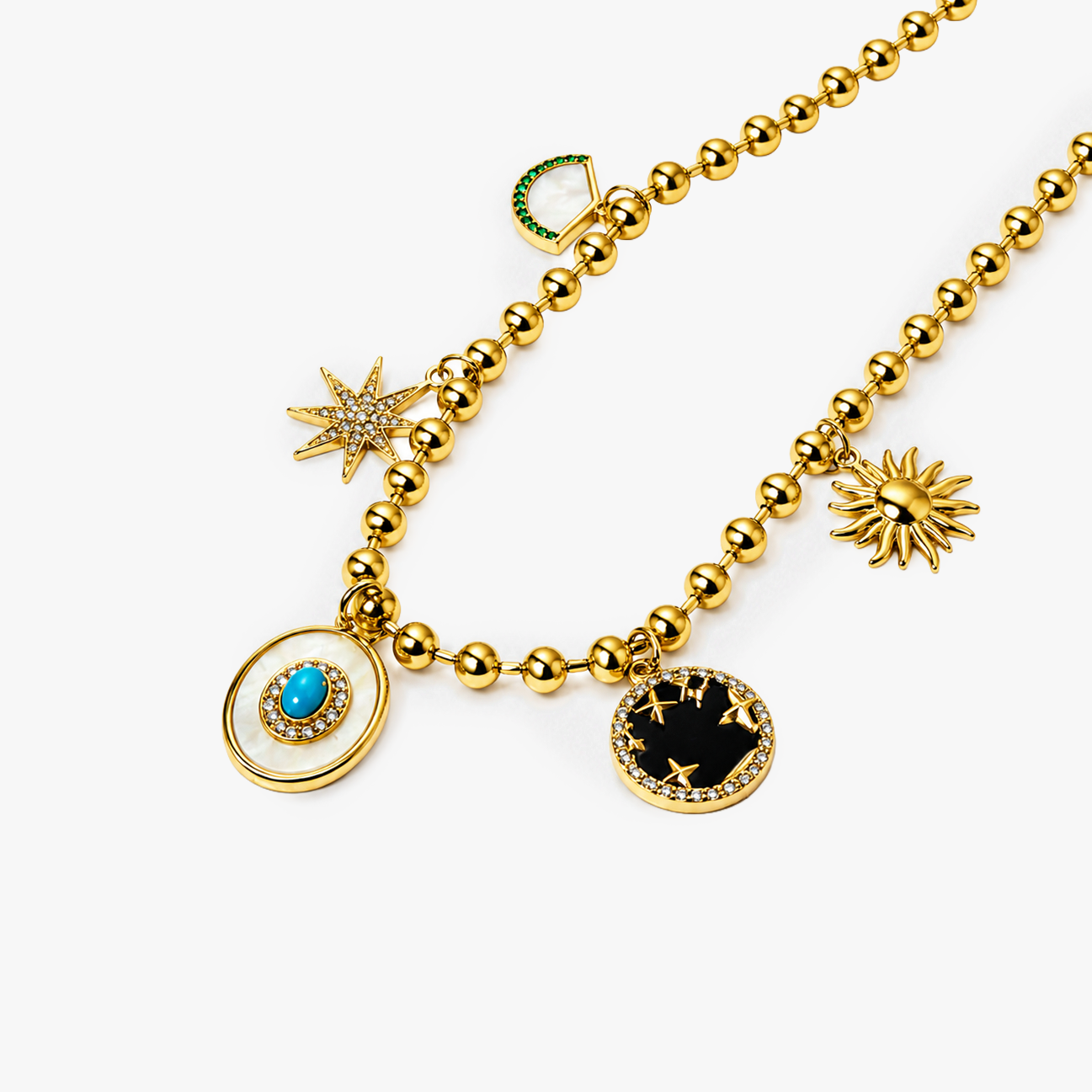 Gold-plated Titanium Necklace