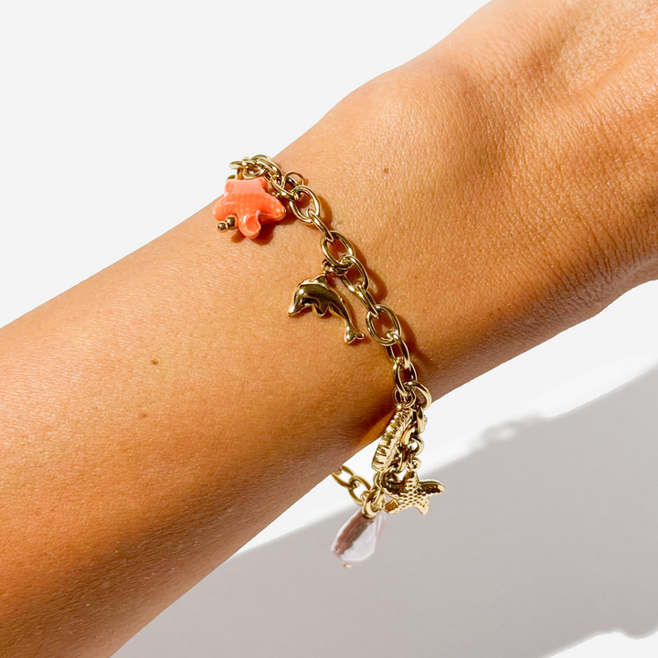 Gold-plated Titanium Bracelet