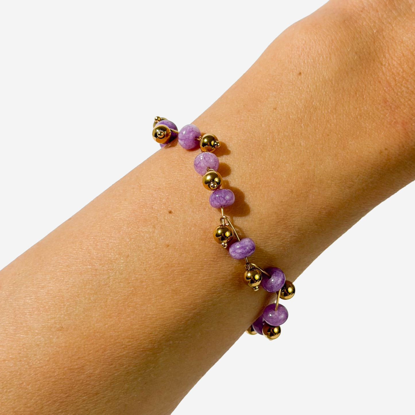 Gold-plated Titanium Bracelet