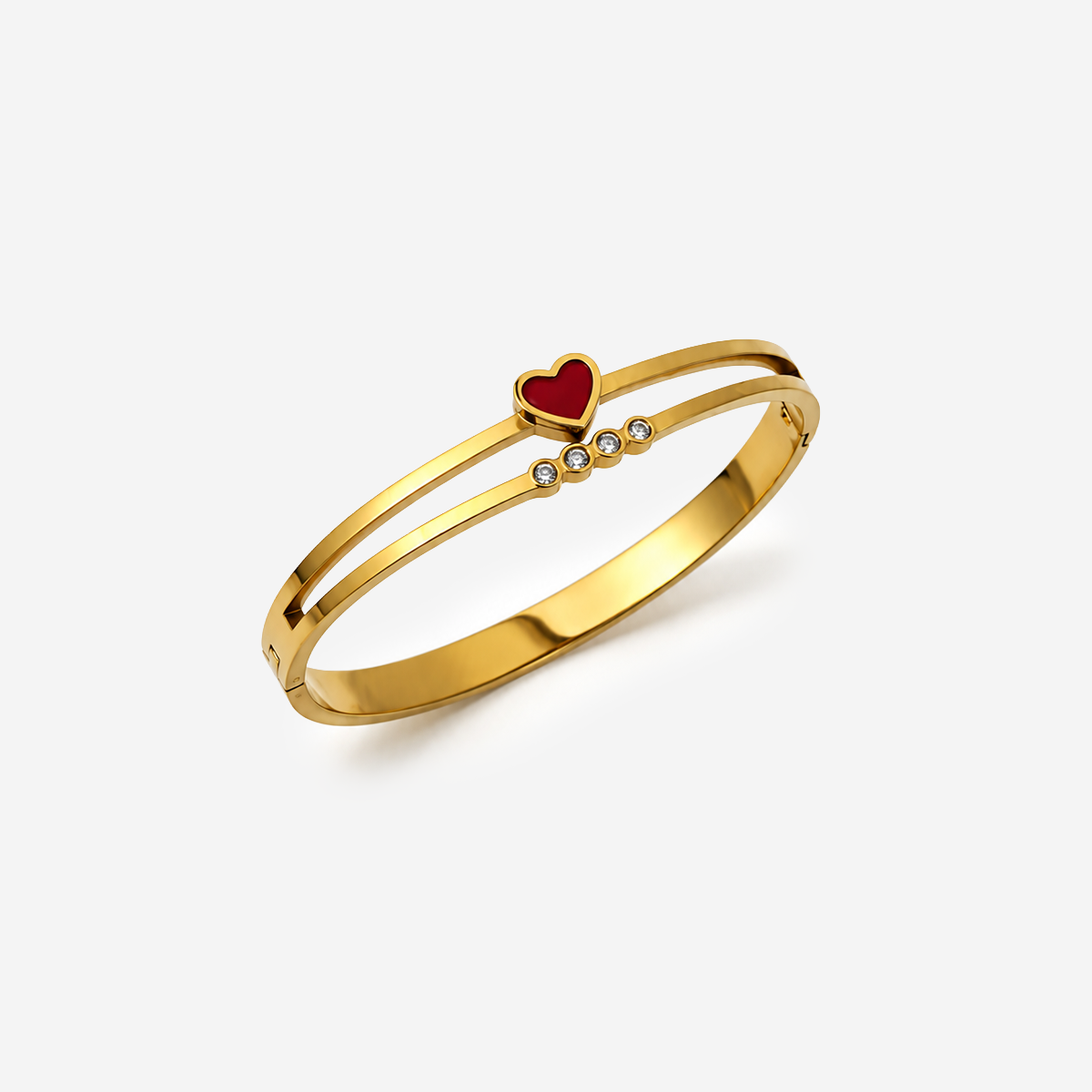Amour Heart Bangle