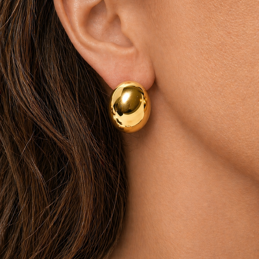 Gold-plated Titanium Earrings