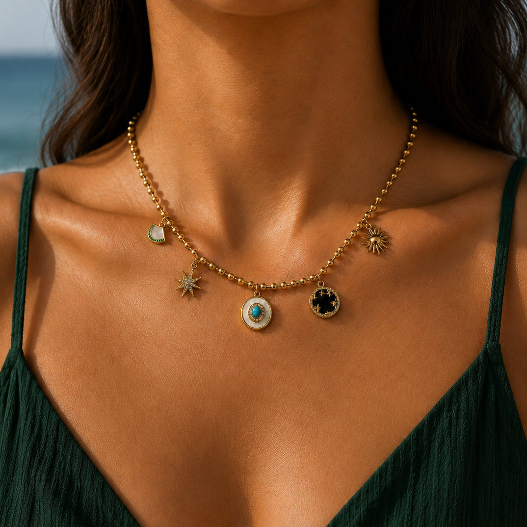 Gold-plated Titanium Necklace