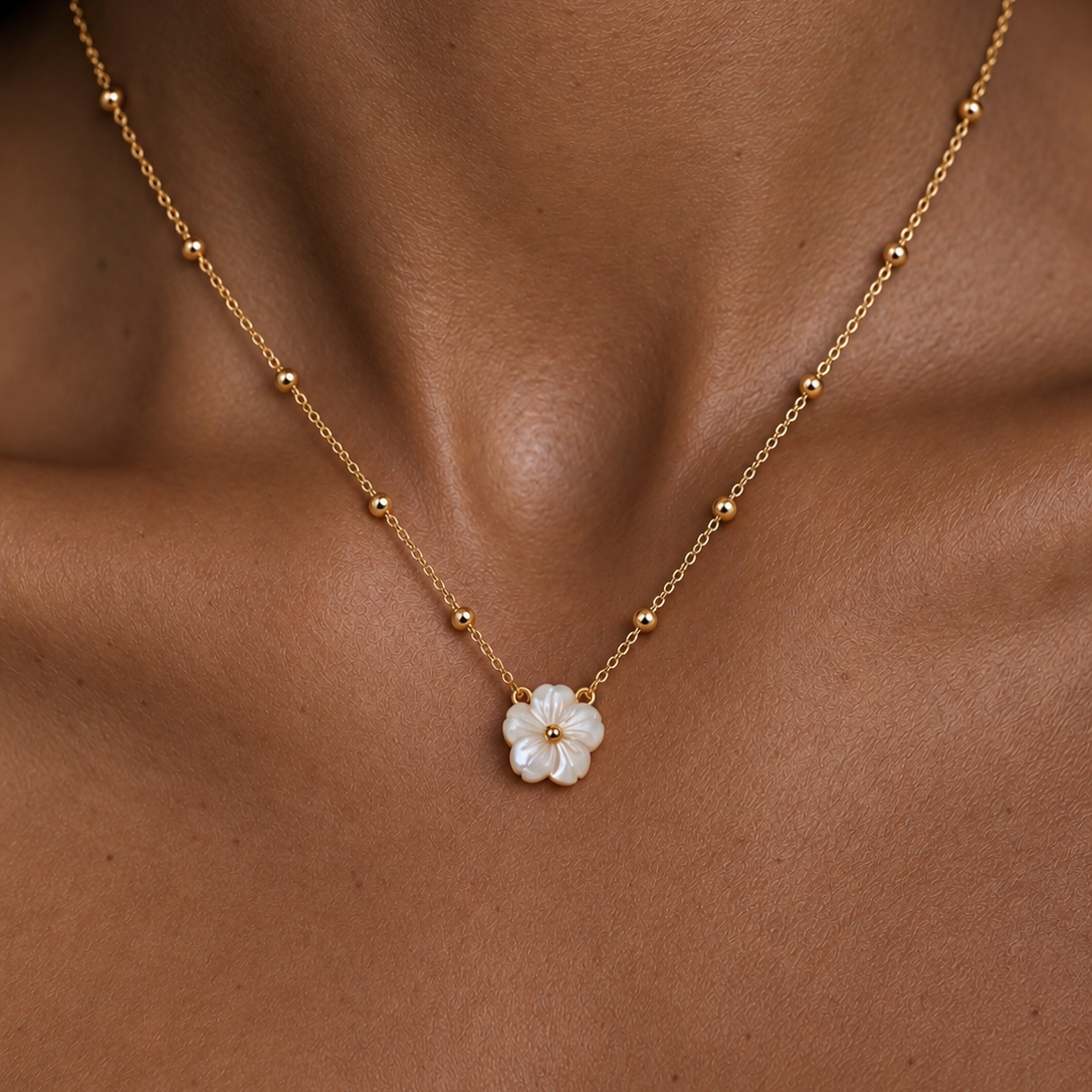 Titanium Gold Plated Necklace