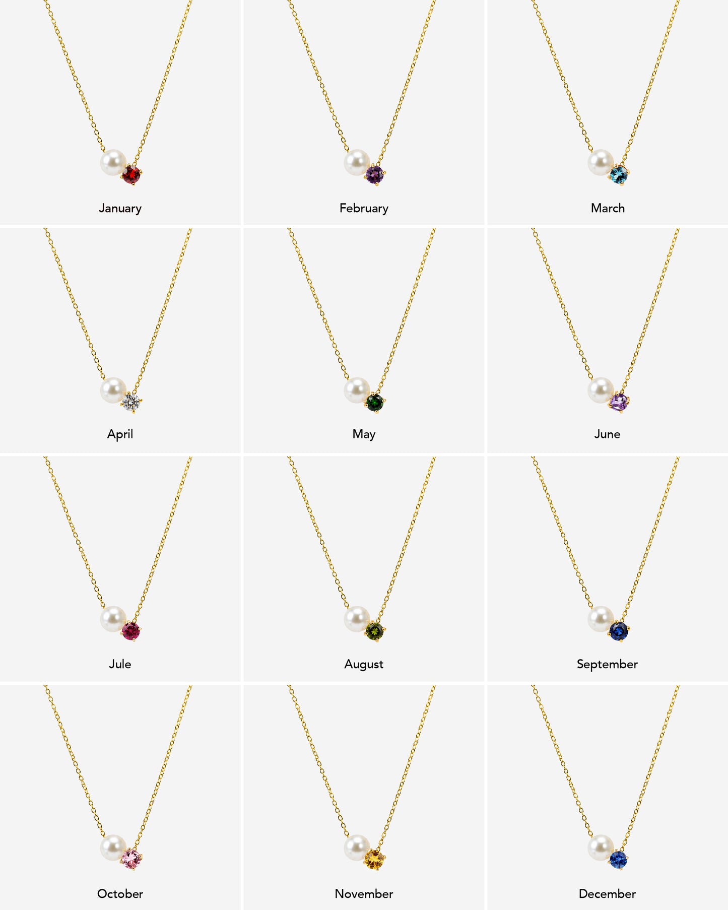 Birthstone Necklace
