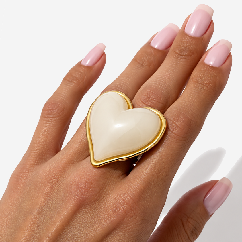 Amour Ring - Ivory