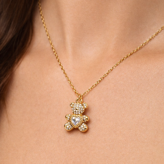 ტიტანის მოოქროვილი ყელსაბამი იტალიური კოლექციიდან