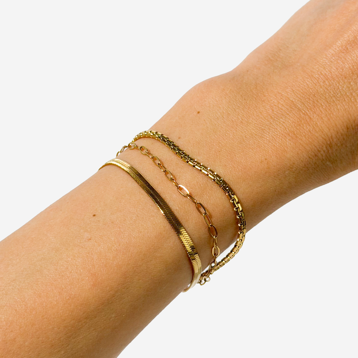 Gold-plated Titanium Bracelet