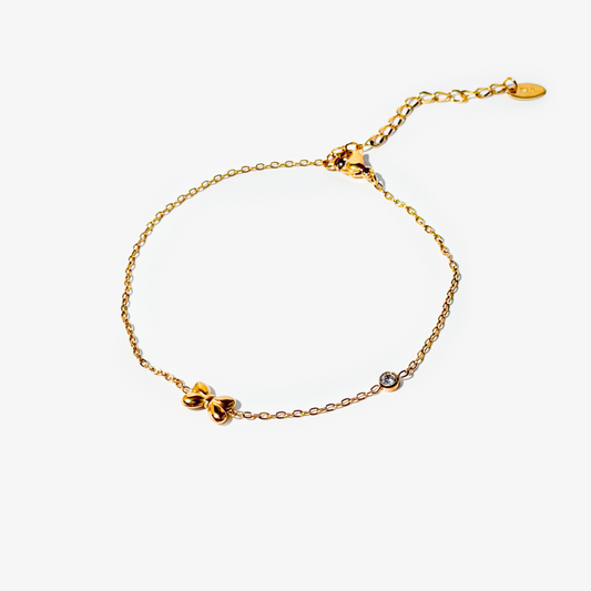 Gold-plated Titanium Anklet