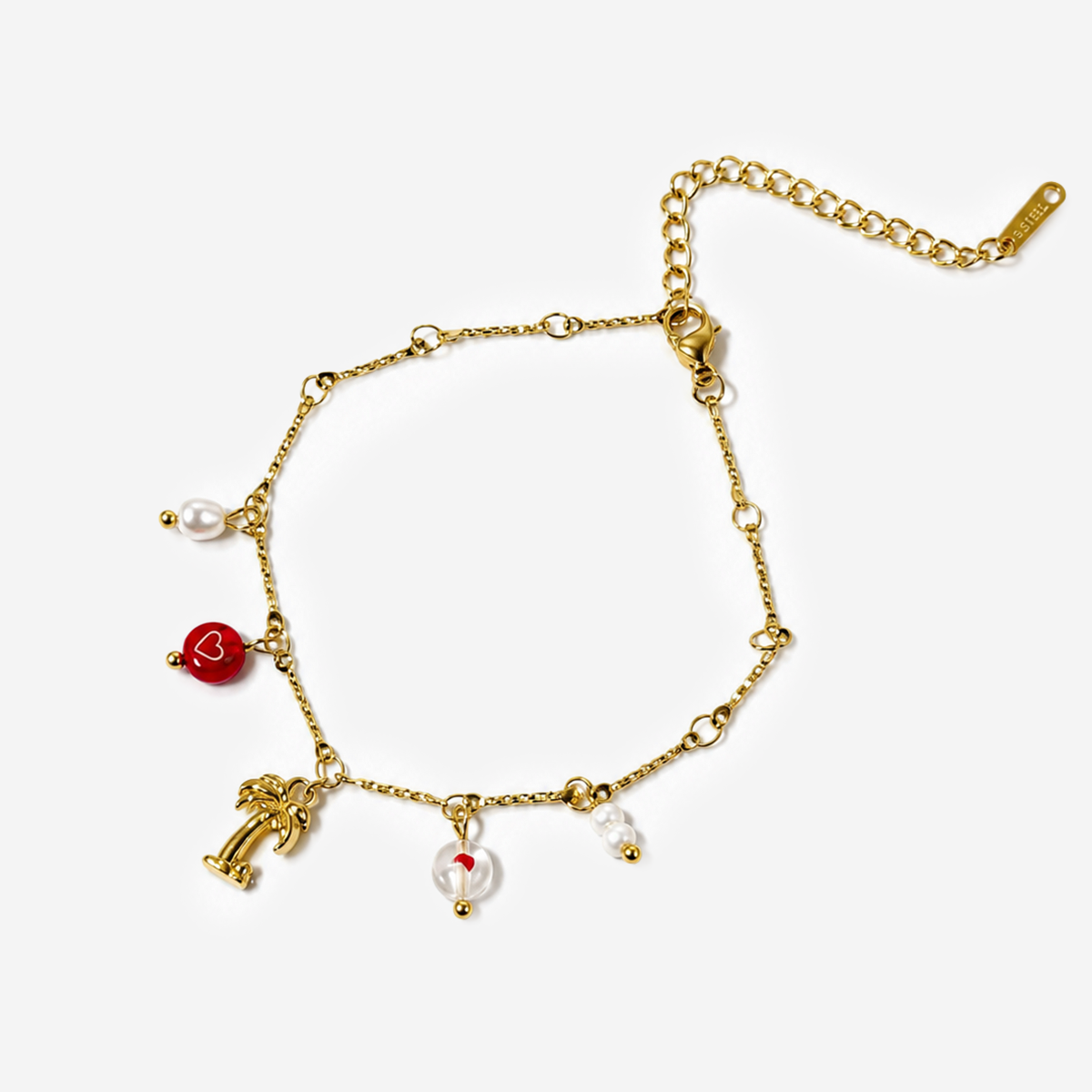 Gold-plated Titanium Anklet