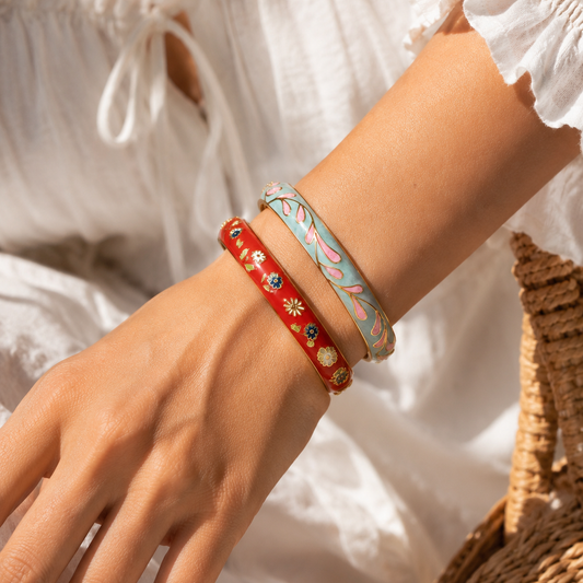 Gold-plated Titanium Bracelet
