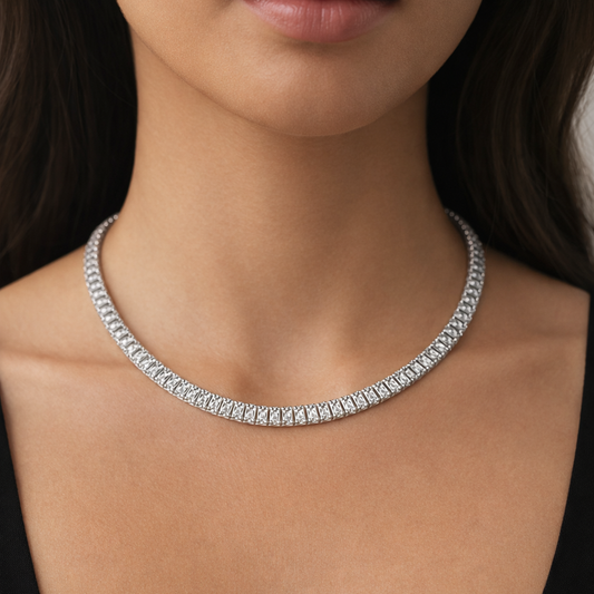 Gold-plated Titanium Italian Collection Necklace