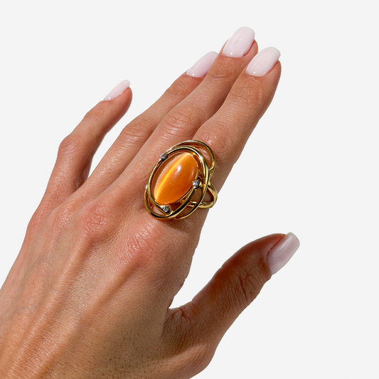 მოოქროვილი ტიტანის ბეჭედი