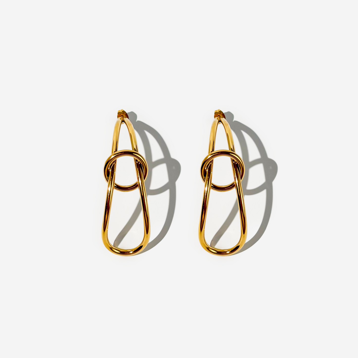 Gold-plated Titanium Earrings