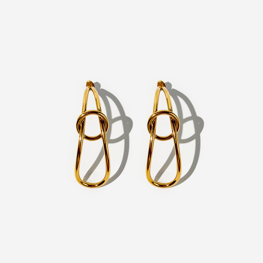 Gold-plated Titanium Earrings