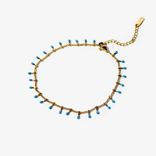 Titanium Gold Plated Anklet