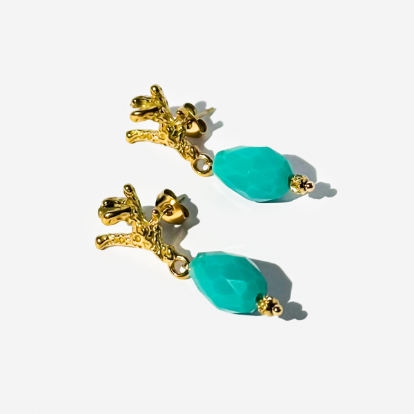 Gold-plated Titanium Earrings