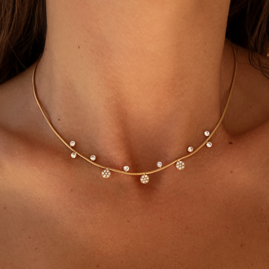 ტიტანის მოოქროვილი ყელსაბამი