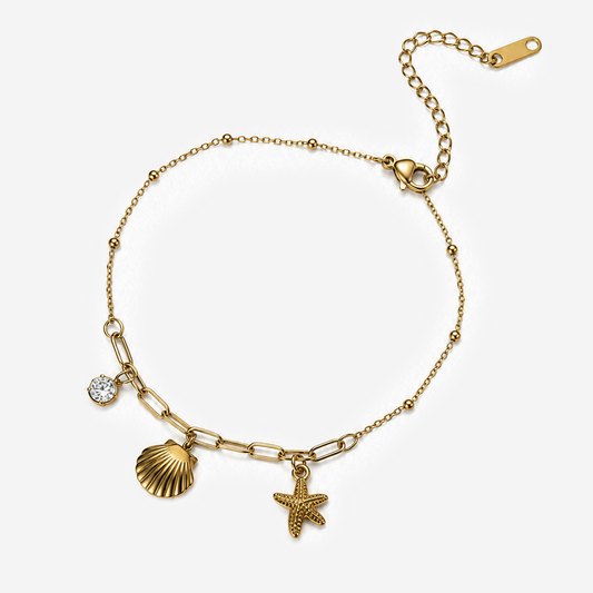 Gold-plated Titanium Anklet
