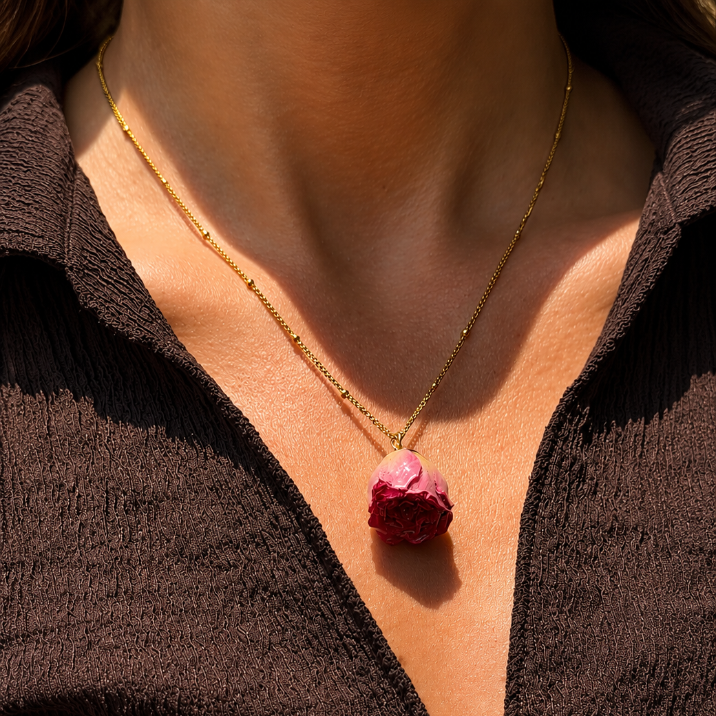 Blush Rose Necklace