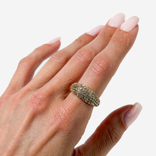 Gold-plated Titanium Ring