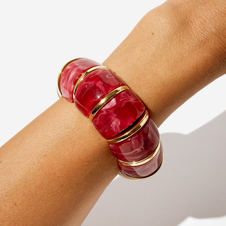 Processed Agate Bracelet