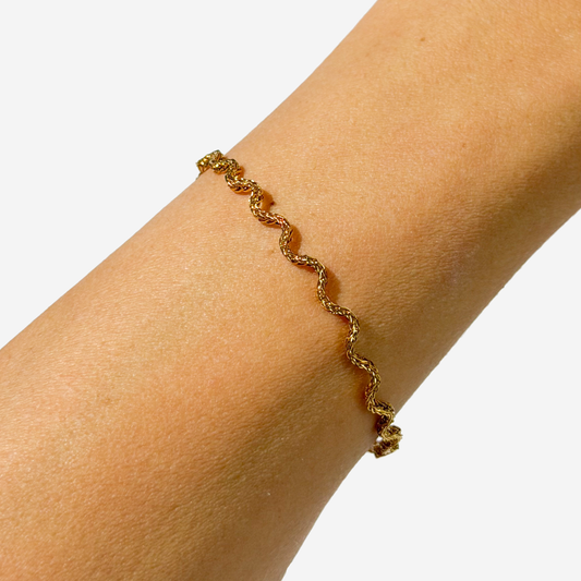 Titanium Gold Plated Bracelet
