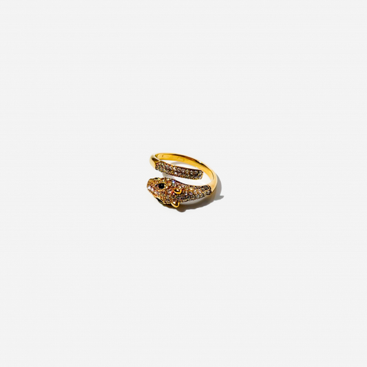 Gold-plated Titanium Ring