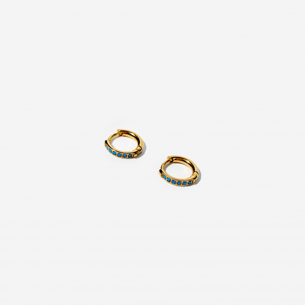 Gold-plated Titanium Earring Set Earrings